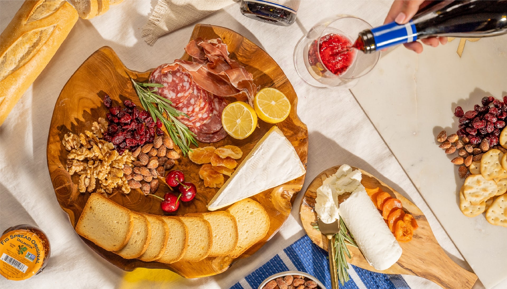 Rombauer Charcuterie Background Image