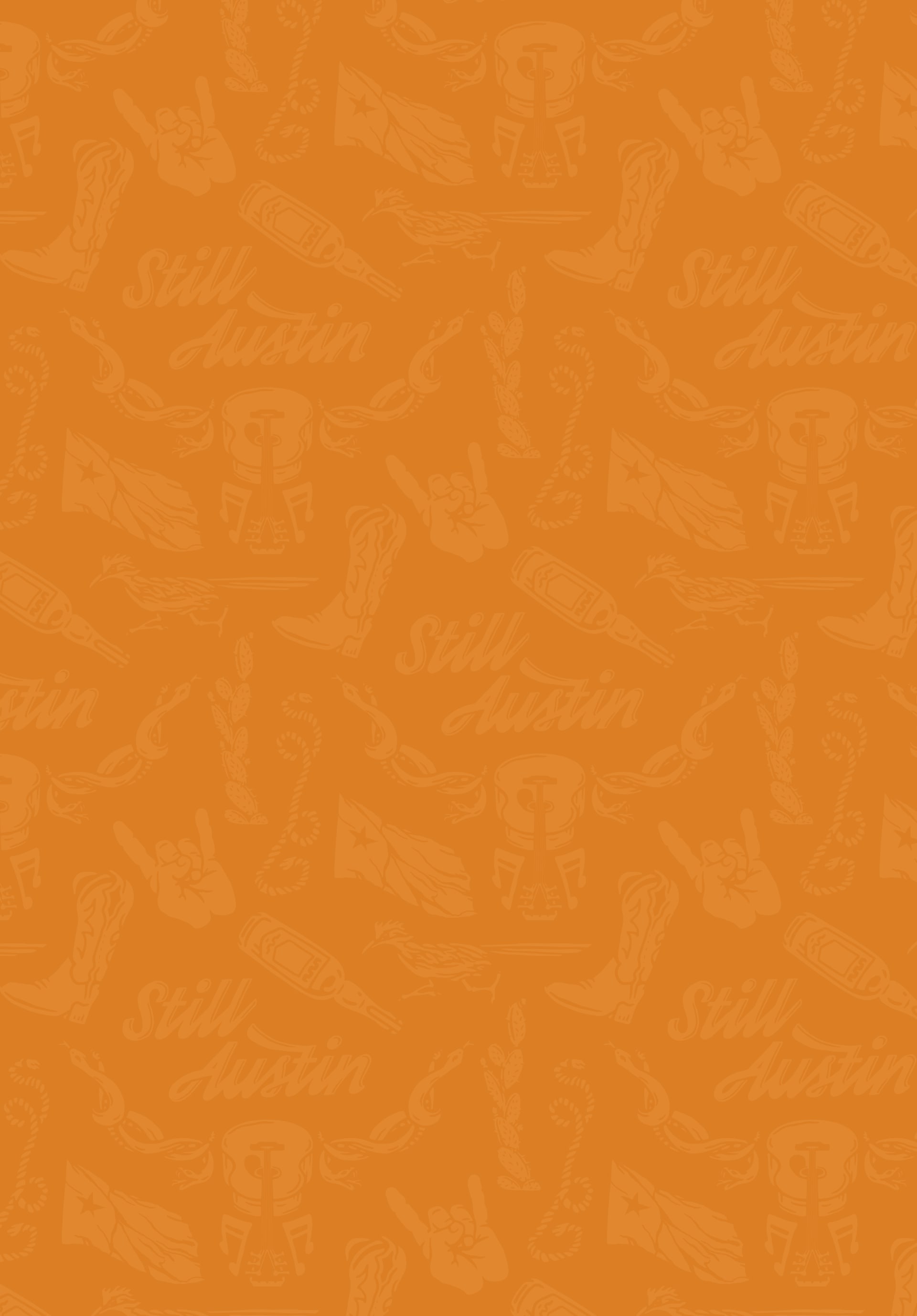 Still Austin Orange Background Image